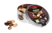 Boîte d'amandes 3 chocolats 150gr