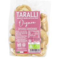 Biscuits taralli  à l'oignon 150gr