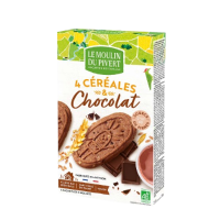 Biscuits Petit déjeuner céréales et chocolat 190gr