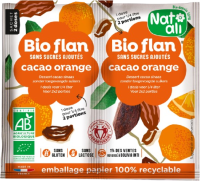 Bio Flan cacao saveur orange sans sucre ajouté 2x5gr