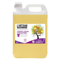 Lessive liquide concentrée L'artisan savonnier -5L