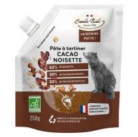 Pâte à tartiner cacao noisettes 250gr