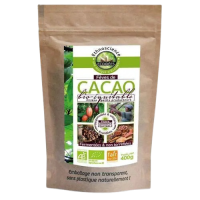 Fèves de cacao entières crues et non torréfiées 400gr