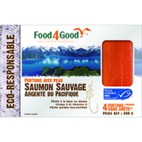 Saumon Sauvage Argenté du Pacifique MSC 500g