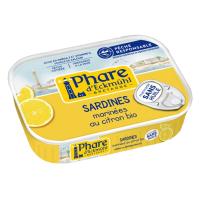 Sardines marinées au citron sans huile 135gr