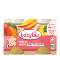 BABYBIO Pot Mangue Pomme 2x130g