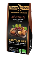 Mendiants chocolat noir 125gr