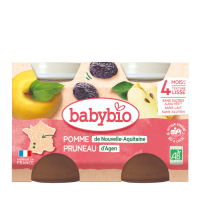 BABYBIO Pot Pomme Pruneau 2x130g