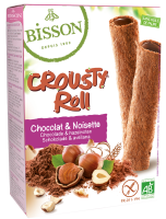 Crousty roll Chocolat et Noisette allégé en sel 125gr