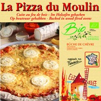 Pizza bio Chèvre Cuite au feu de bois 360g