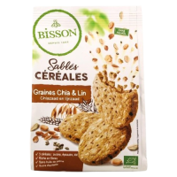 Sablés céréales graines de chia et lin 200gr