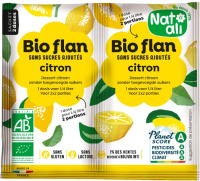 Bio flan au citron sans sucre ajouté 2x5gr