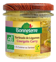 Tartinade de légumes courgettes curry 135gr