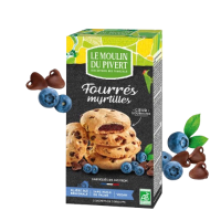 Fourré à la myrtille et pépites de chocolat 175gr