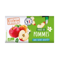 Gourde purée de pommes sans sucre ajoutés - 12x90gr