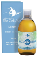 Argent colloïdal 15PPm 500ml