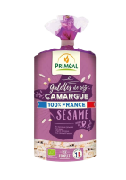 Galettes de riz de Camargue au sésame allégées en sel 130gr