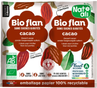 Bio Flan cacao sans sucre ajouté 2x5gr