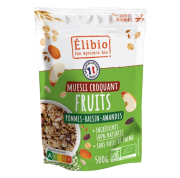 Muesli croquant aux fruits 500gr